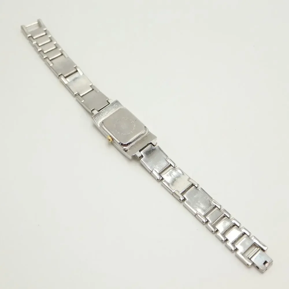 Collezio Ladies Watch 18mm MOP Dial Silver Gold Two Tone Bracelet w New Battery
